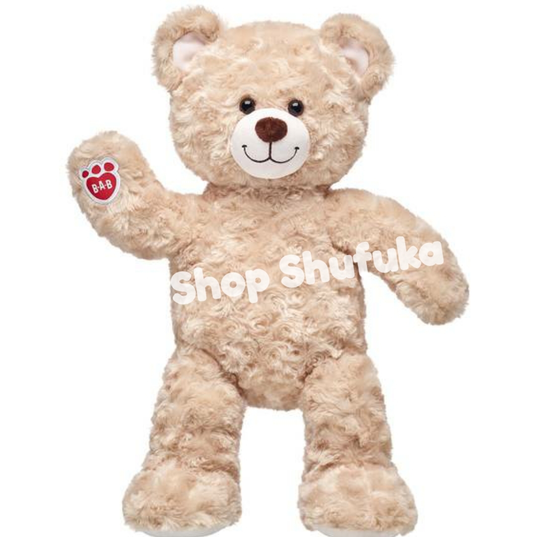 ビルドアベア★ハッピーハグ テディベア ぬいぐるみ クマ 40cm クリーム 出生証明書付 ライトブラウン くま Happy Hugs Teddy Build A Bear_画像9