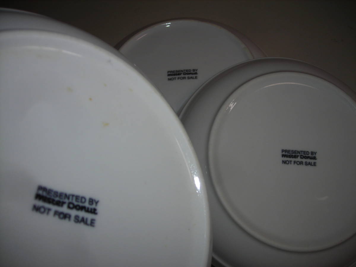 R4 05★ミスド ミスタードーナツ グラタン皿３枚セット お皿 プレート 非売品の画像4