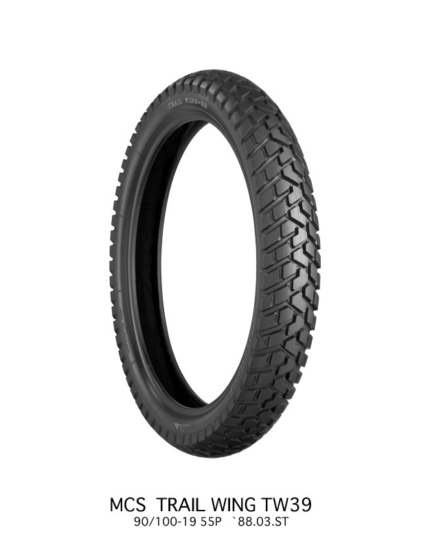 BRIDGESTONE 90/100-19 M/C 55P TW39 フロント TL(チューブレスタイヤ)_画像1