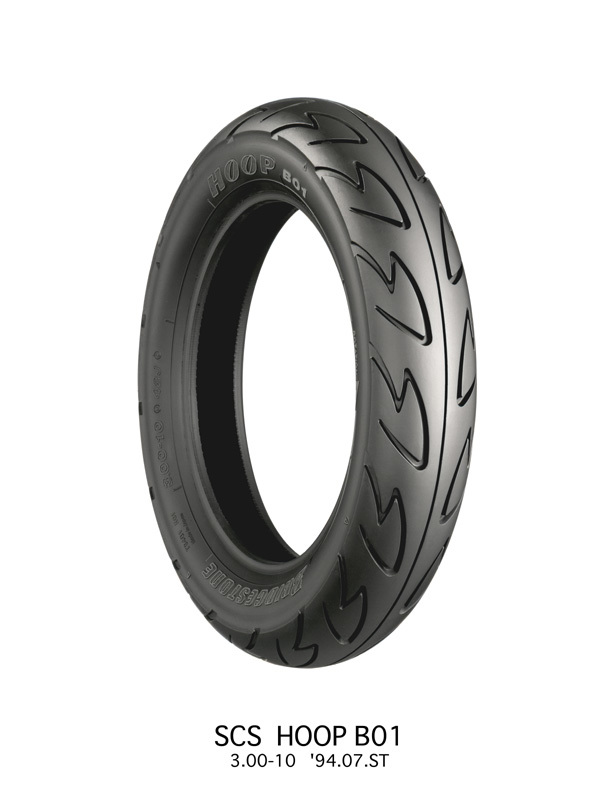 BRIDGESTONE 3.00-10 42J B01 WT(チューブタイプ)_画像1