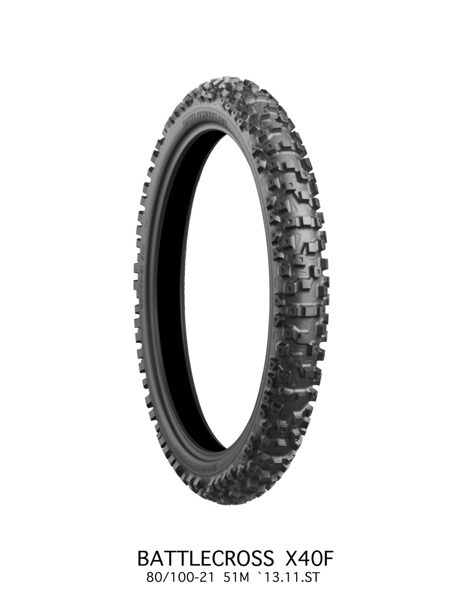 BRIDGESTONE 90/100-21 57M X40 フロント WT(チューブタイプ)_画像1