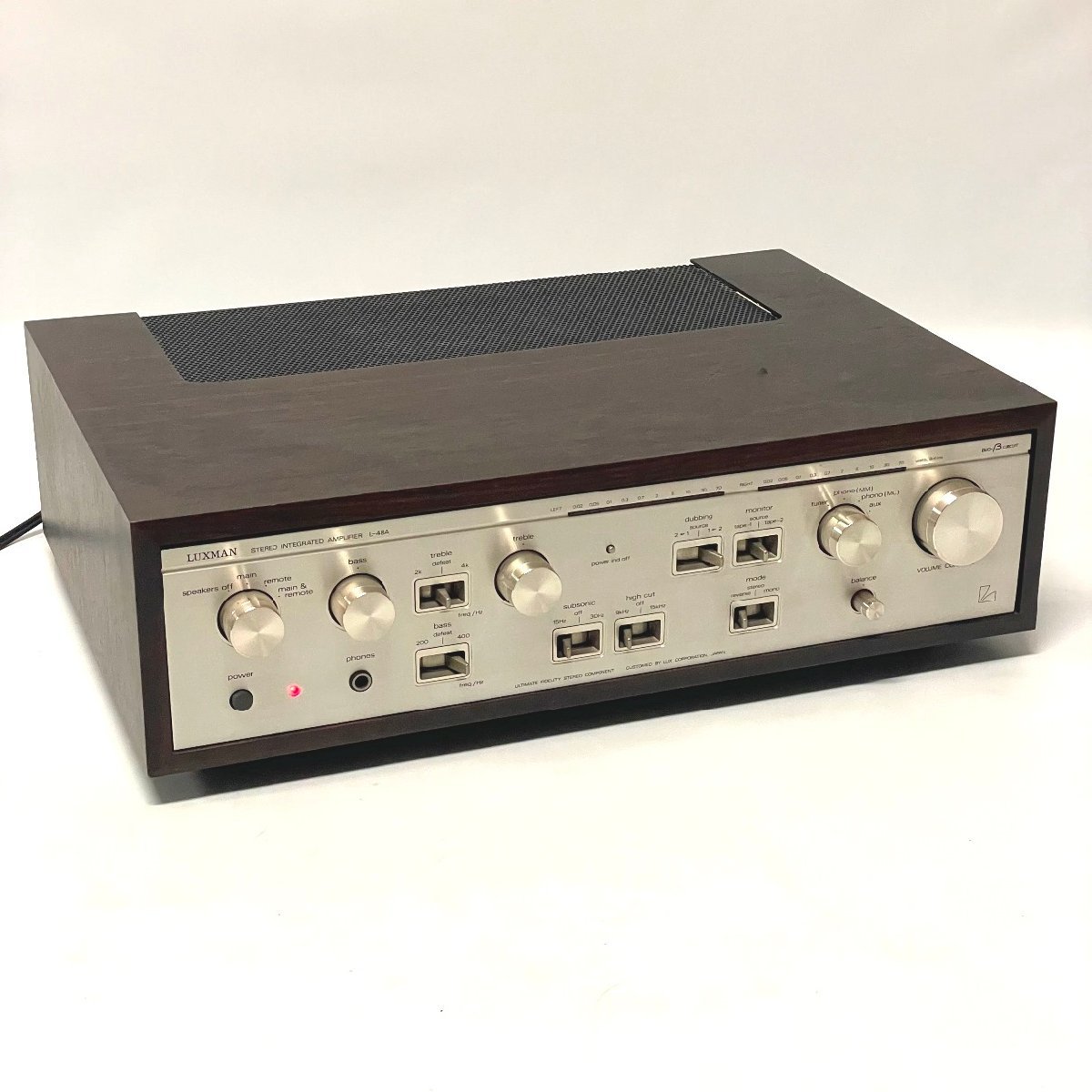 わけあり並の激安価格☆ L-48A 高品質】 LUXMAN LUXMAN 【貴重な取説