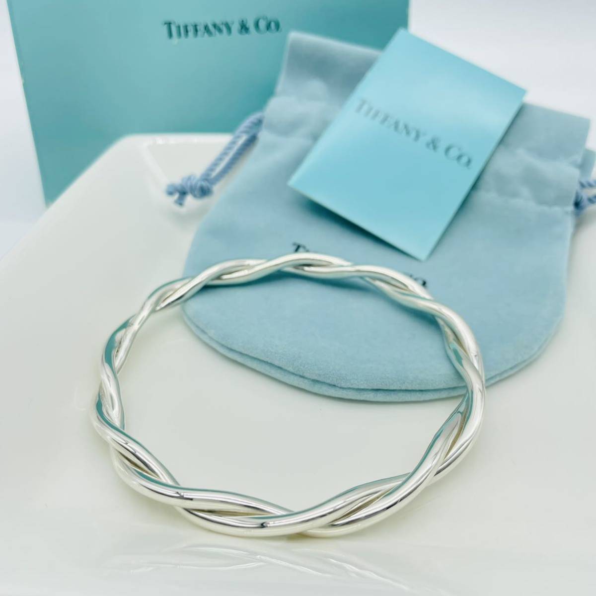 ティファニー TIFFANY TIFFANY&Co ツイスト シルバー バングル