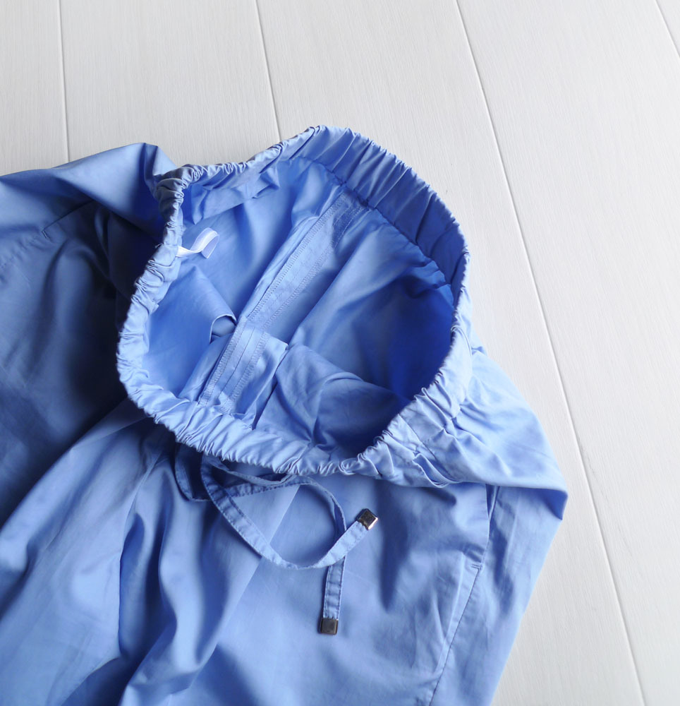 ユナイテッドアローズ TOKYO 定価1,7万 ブルー系のワイドパンツ UNITED ARROWS イージーパンツ_画像8
