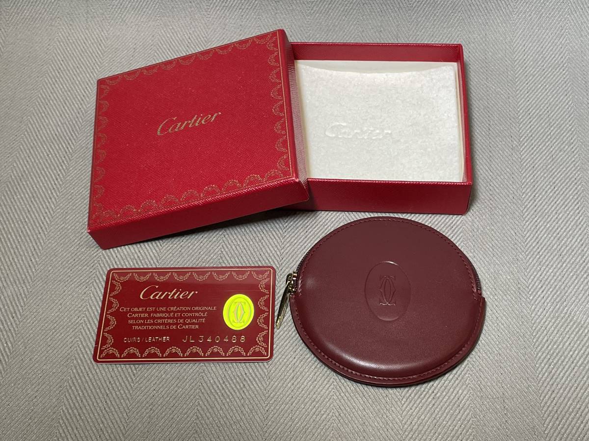 新品 未使用品 Cartier カルティエ コインケース ラウンド 丸型