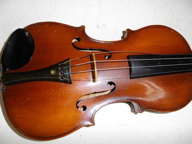 E ＃ 全長60㎝ 弦楽器 SUZUKI スズキ バイオリン ハードケース付き 