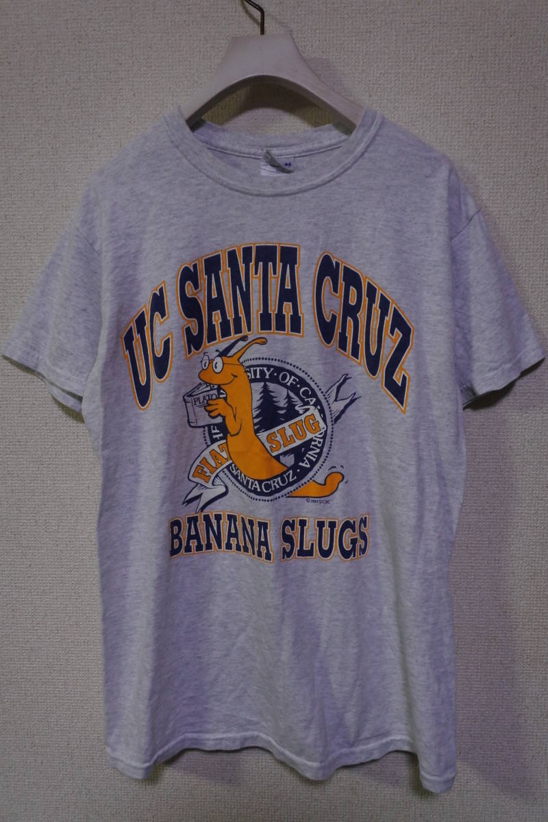 超安い】 00's UC SANTA CRUZ BANANA SLUGS GILDAN Tee size S UCSC