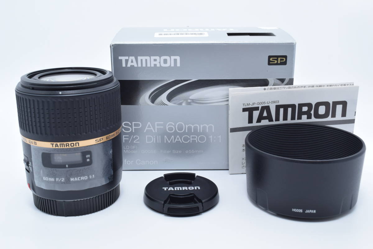 TAMRON 単焦点マクロレンズ SP AF60mm F2 MACRO-