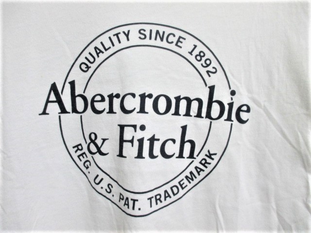 ☆Abercrombie & Fitch アバクロンビーアンドフィッチ アバクロ プリント ビッグロゴ Tシャツ/メンズ/ＸS☆新作モデル