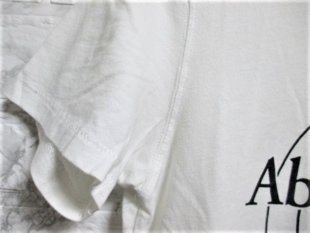 ☆Abercrombie & Fitch アバクロンビーアンドフィッチ アバクロ プリント ビッグロゴ Tシャツ/メンズ/ＸS☆新作モデル_画像4