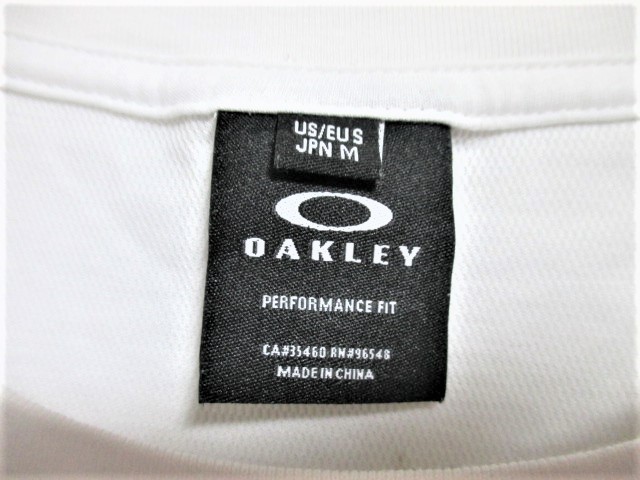 ☆OAKLEY オークリー ロゴ プリント デザイン Tシャツ 半袖/メンズ/M