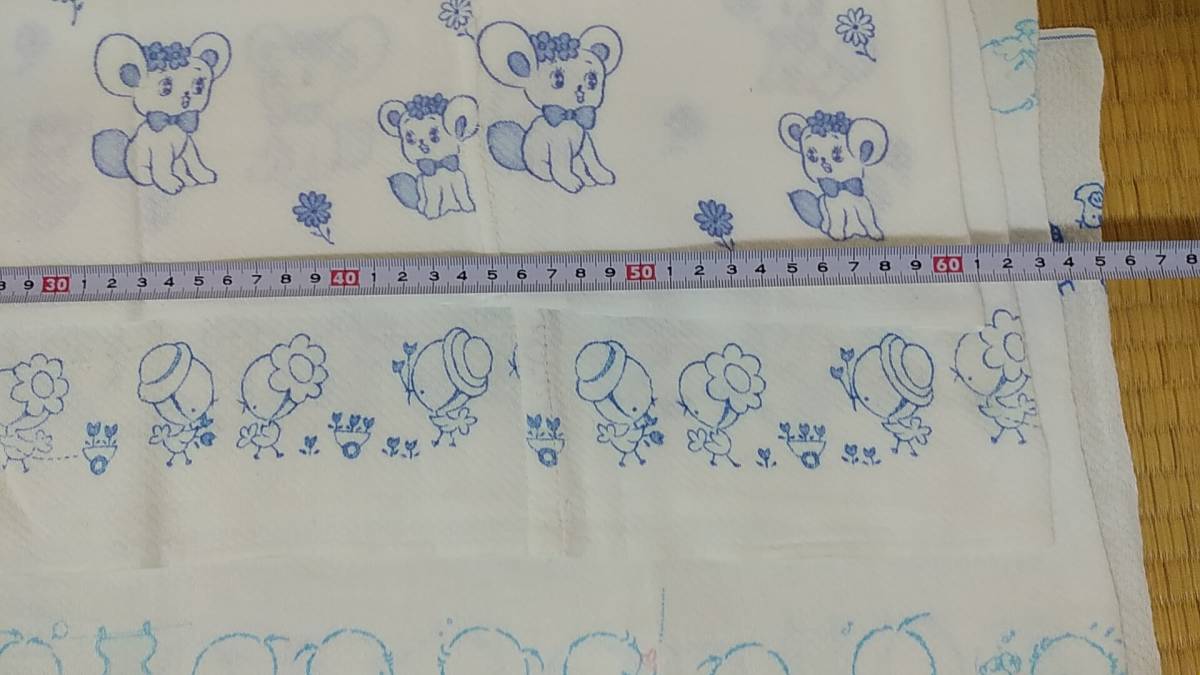 中古品 ドビー織り布おむつ　 各2枚×10種類 全部で20枚　おしめ　レトロ_画像10