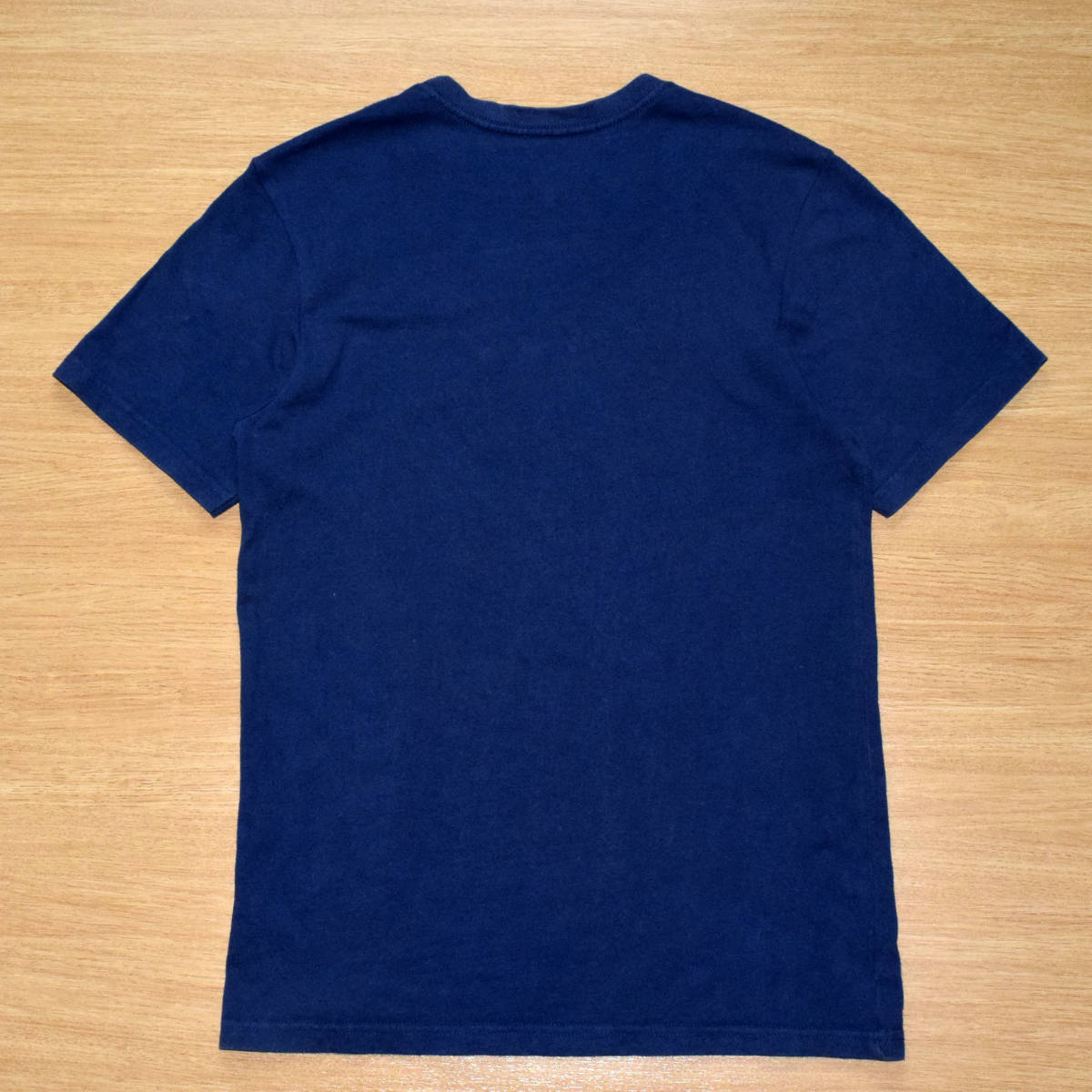 メンズS M USA製 初期モデル patagonia オーガニックコットン 半袖Tシャツ 紺 ブルー パタゴニア ビンテージ アウトドア P6 古着