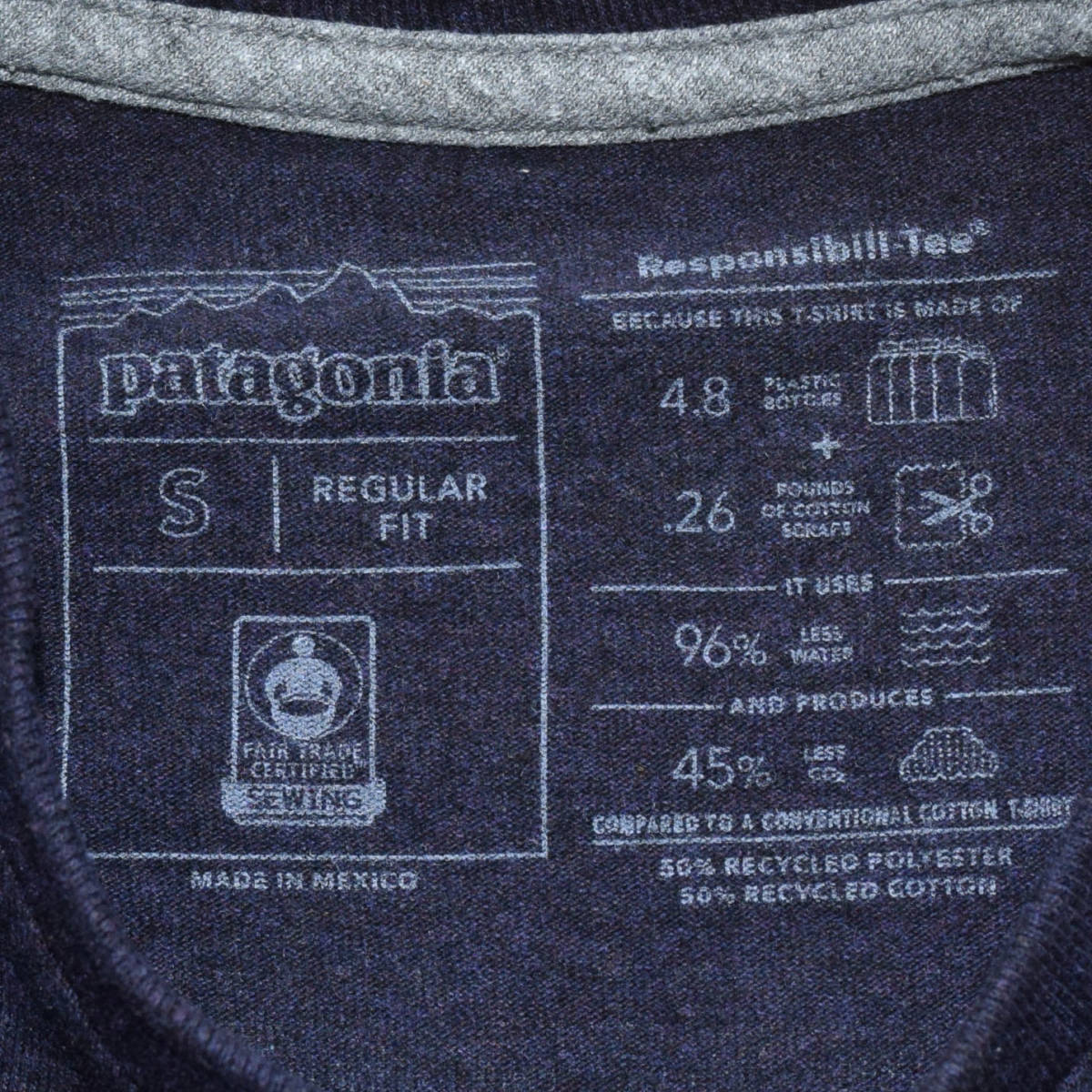 メンズS M 美品！送料無料！Patagonia パタゴニア 2020年製 LONG SLEEVE SUMMIT ROAD RESPONSIBILI TEE 38519 アウトドア ロンT Tシャツ P6