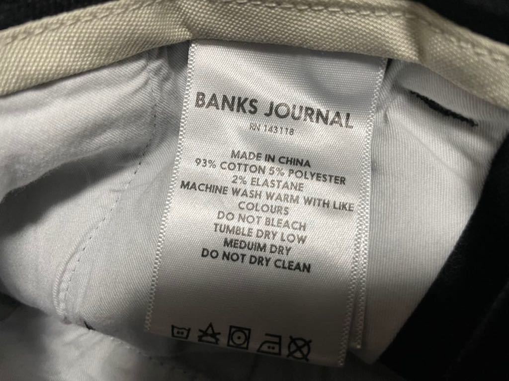 BANKS JOURNAL バンクスジャーナル メンズ デニム ショートパンツ ハーフパンツ 短パン サイズ30 ブラック 黒色 ショーパン 新品  タグ付き