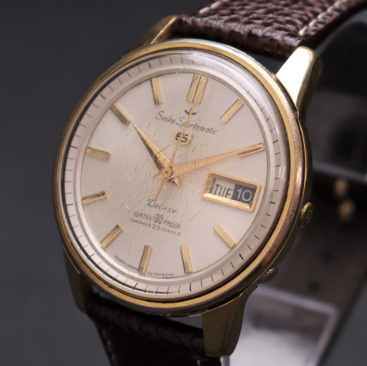 素晴らしい価格 様専用※ ※kwdps981 Sportsmatic5 Seiko レザーベルト