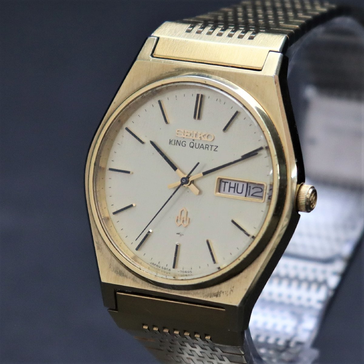 Yahoo!オークション - 電池新品 SEIKO KING QUARTZ セイコー キ...