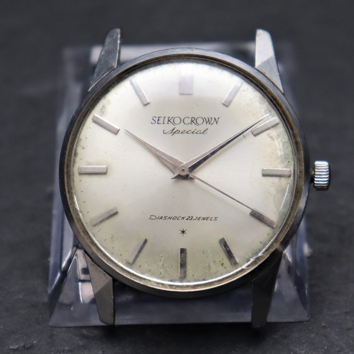 SEIKO CROWN Special セイコー クラウン スペシャル J14100 手巻き 23石 SS シルバーカラー 1960年代 本体のみ アンティーク メンズ腕時計
