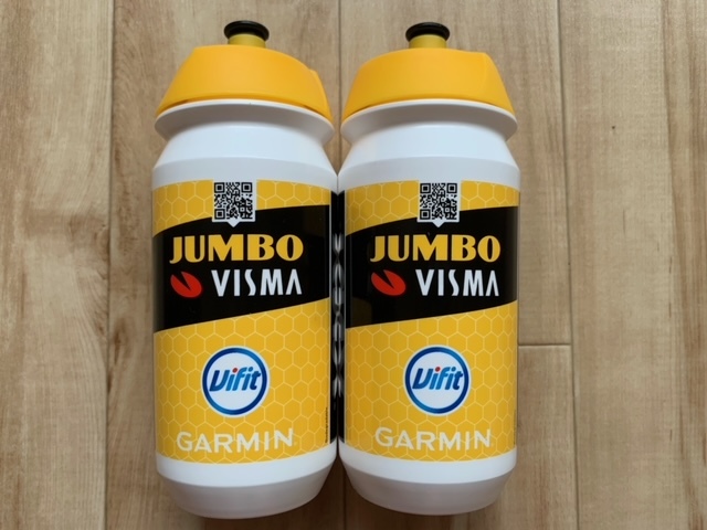 新しく着き 選手支給品 Jumbo Visma ボトル ワウト ユンボヴィスマ