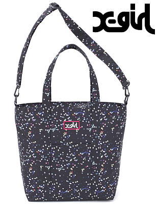 X-girl( X-girl )Stages Galaxy рисунок плечо имеется BIG большая сумка & клатч MOOK
