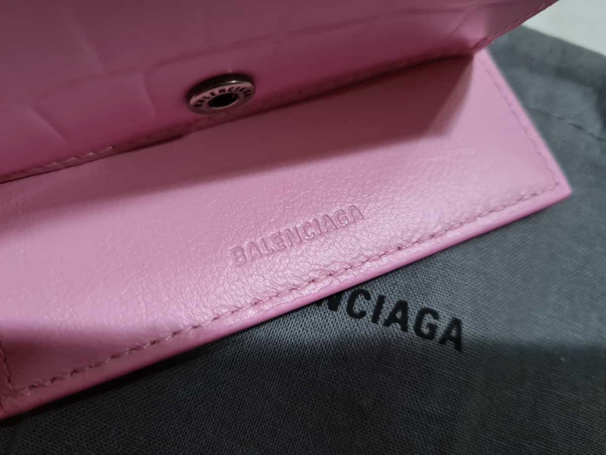 正規品 新品 未使用 BALENCIAGA バレンシアガ NEO CLASSIC MINI WALLET ネオ クラシック ミニ ウォレット 三つ折 財布 640107 15V0Y 5616_画像8