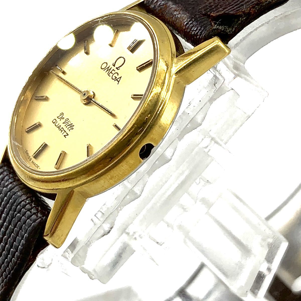 OMEGA☆腕時計】B−972 オメガ ジュネーブ デビル レディース腕時計 金