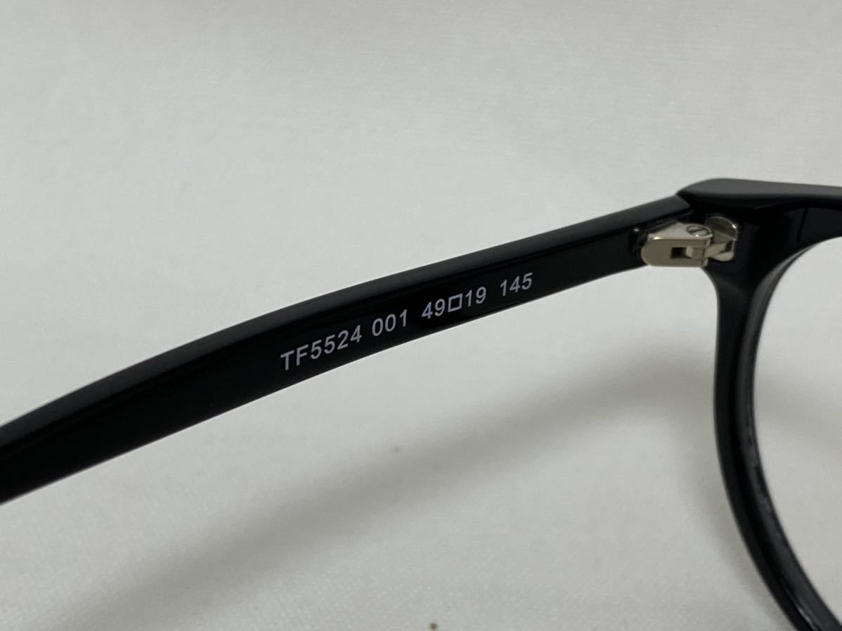 TOM FORD トムフォード TF5524 001伊達眼鏡 黒 メガネ log-cabin.jp