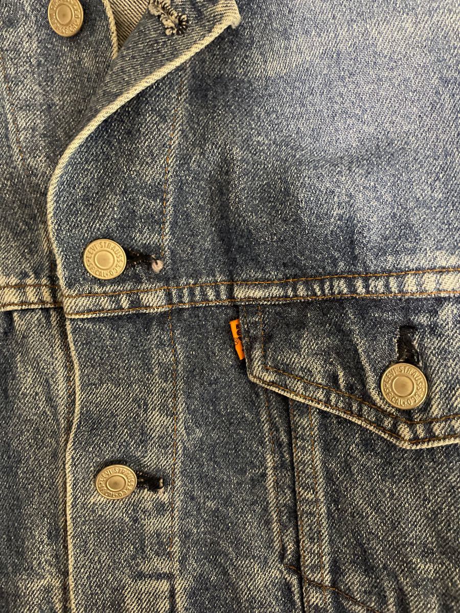 80s Levi's リーバイス 70649-0217 Gジャン オレンジタブ デニム 80s Levi's リーバイス 70649-0217 Gジャン オレンジタブ デニム