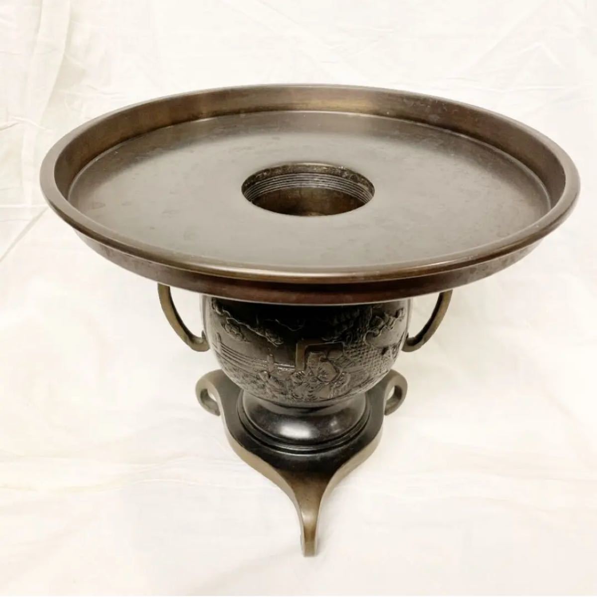 高岡銅器 花器 薄端 青銅製 翁と子|Yahoo!フリマ(旧PayPayフリマ) 高岡銅器 花器 薄端 青銅製 翁と子|Yahoo!フリマ(旧PayPayフリマ)
