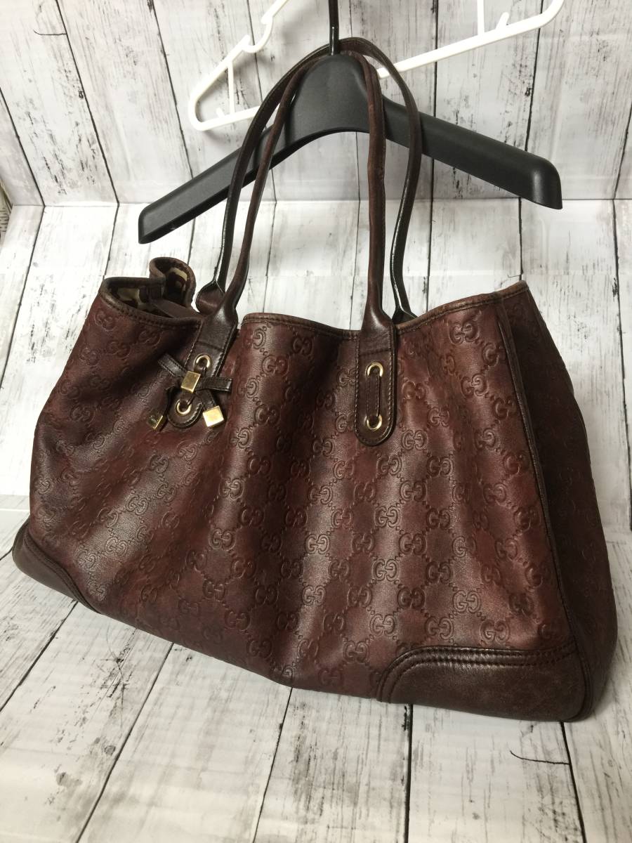 GUCCI/グッチ トートバッグ ハンドバッグ 茶系/ブラウン系 www