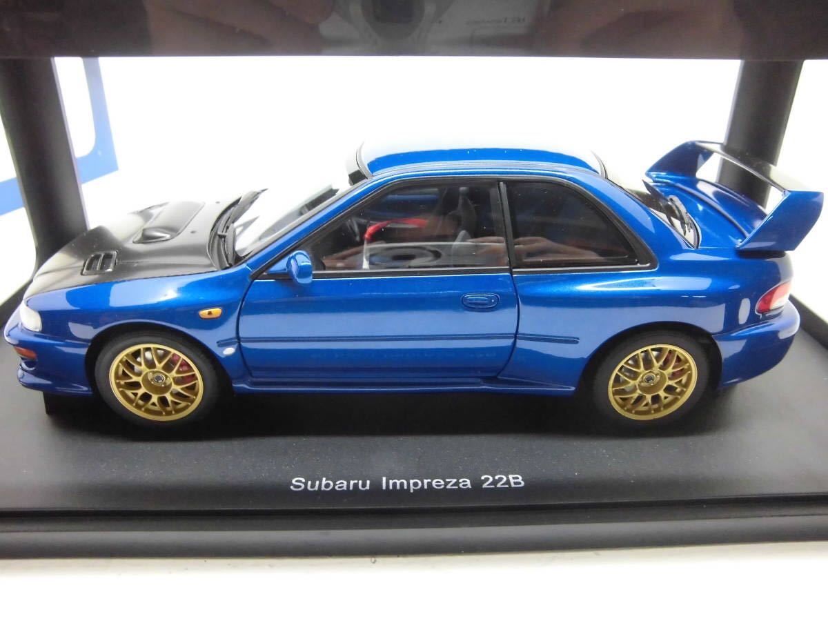 3個セット・送料無料 オートアート 1/18 スバル インプレッサ22B
