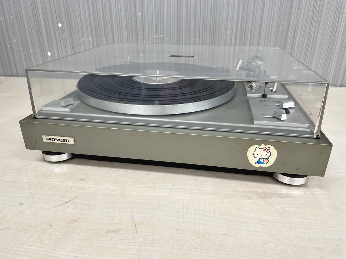 オ 17977D◎pioneer パイオニア【PL-A215S】ターンテーブル レコードプレイヤー ※ジャンク_画像5