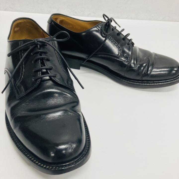 REGAL リーガル　プレーントゥ　25.5cm ブラック　外羽式　メンズ　シューズ　ビジネス　仕事用　黒色　黒　靴　革靴