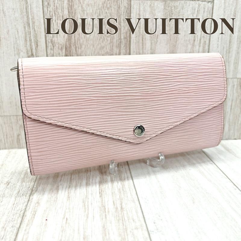 ルイヴィトン LOUIS VUITTON 二つ折り長財布 ポルトフォイユサラ エピ