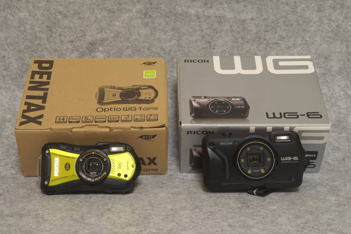 RICOH WG-6 と おまけの PENTAX Optio WG-1 - カメラ、光学機器