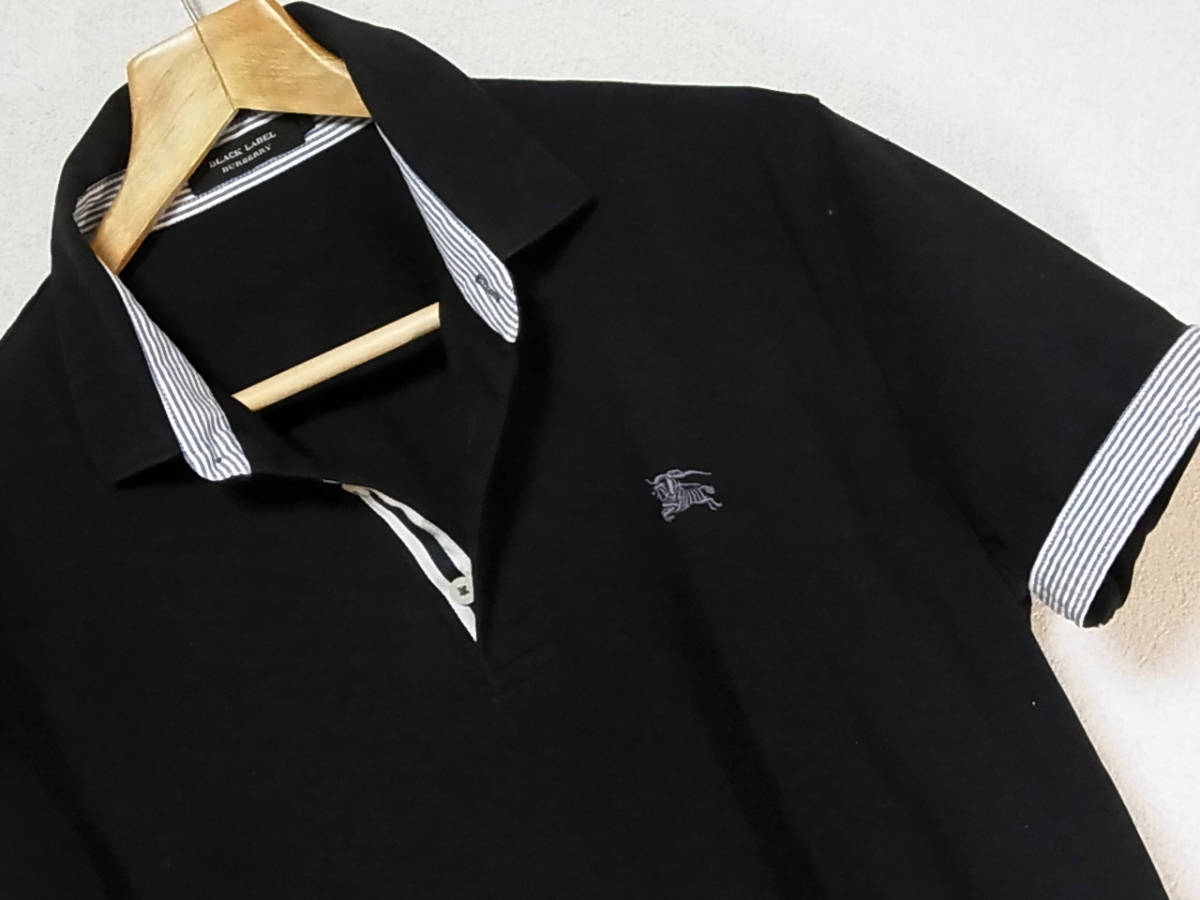 価格交渉OK送料無料 Burberry Black Label バーバリー ポロシャツ M