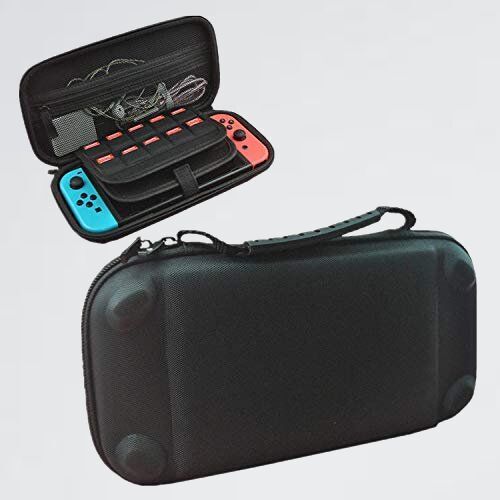 好評 新品 Nintendo Hensych M-VD Switch専用 保護ケ-ス キャリングケ-ス 外出や旅行用収納バッグ 防塵/防汚/耐衝撃 下部の四隅設計_画像1