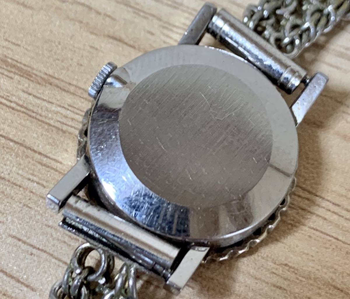 11円〜H ROLEX ロレックス プレシジョン Ref.2649 ダイヤベゼル シルバー文字盤 手巻き レディース アンティーク腕時計 ジャンク 61045046_画像5