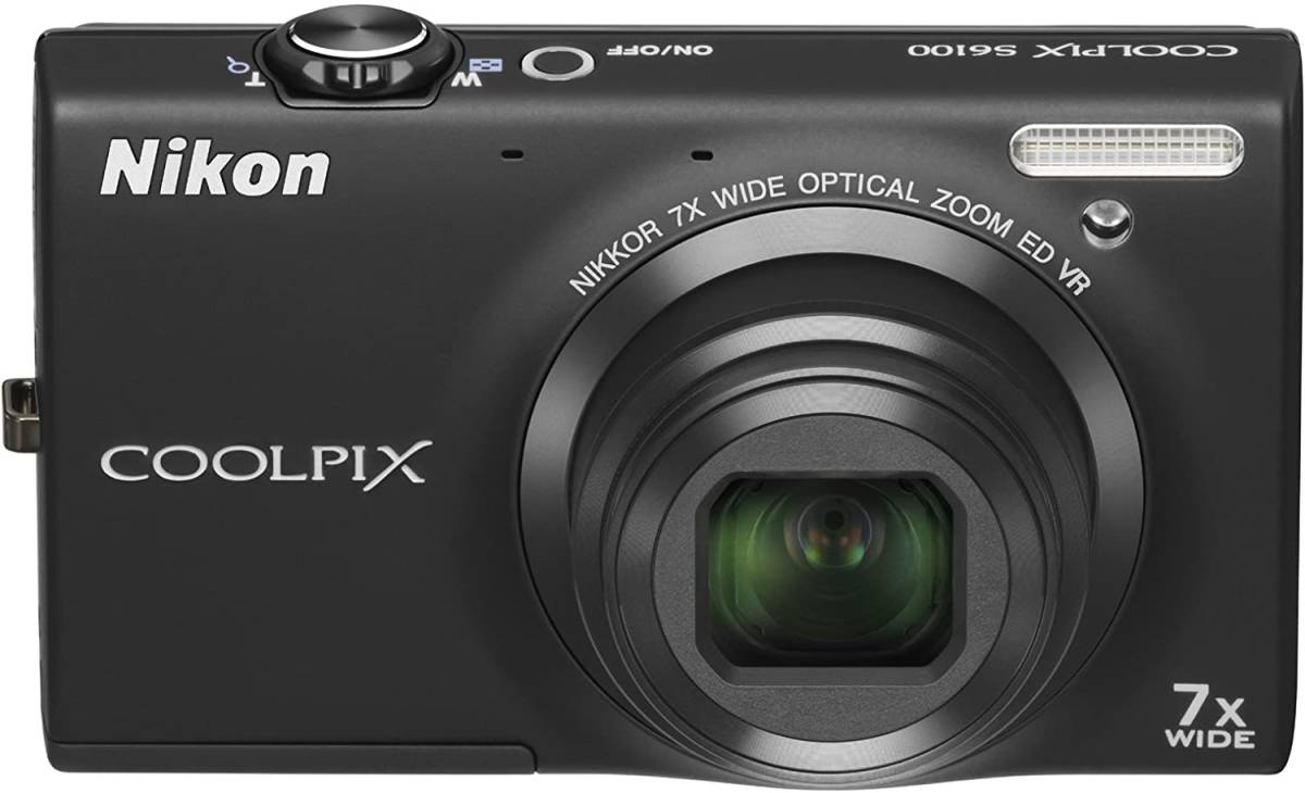 NikonデジタルカメラCOOLPIX S6100 ノーブルブラック S6100BK(品