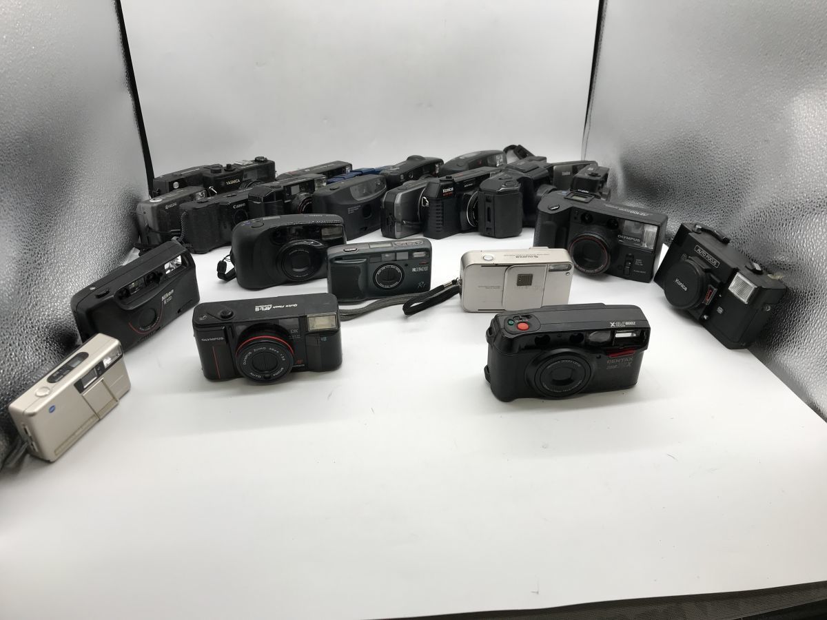 ジャンク・まとめ【Cannon PENTAX KONICA】キャノン ペンタックス コニカ　フィルムカメラ・フラッシュ　40個以上【いわき平店】_画像4