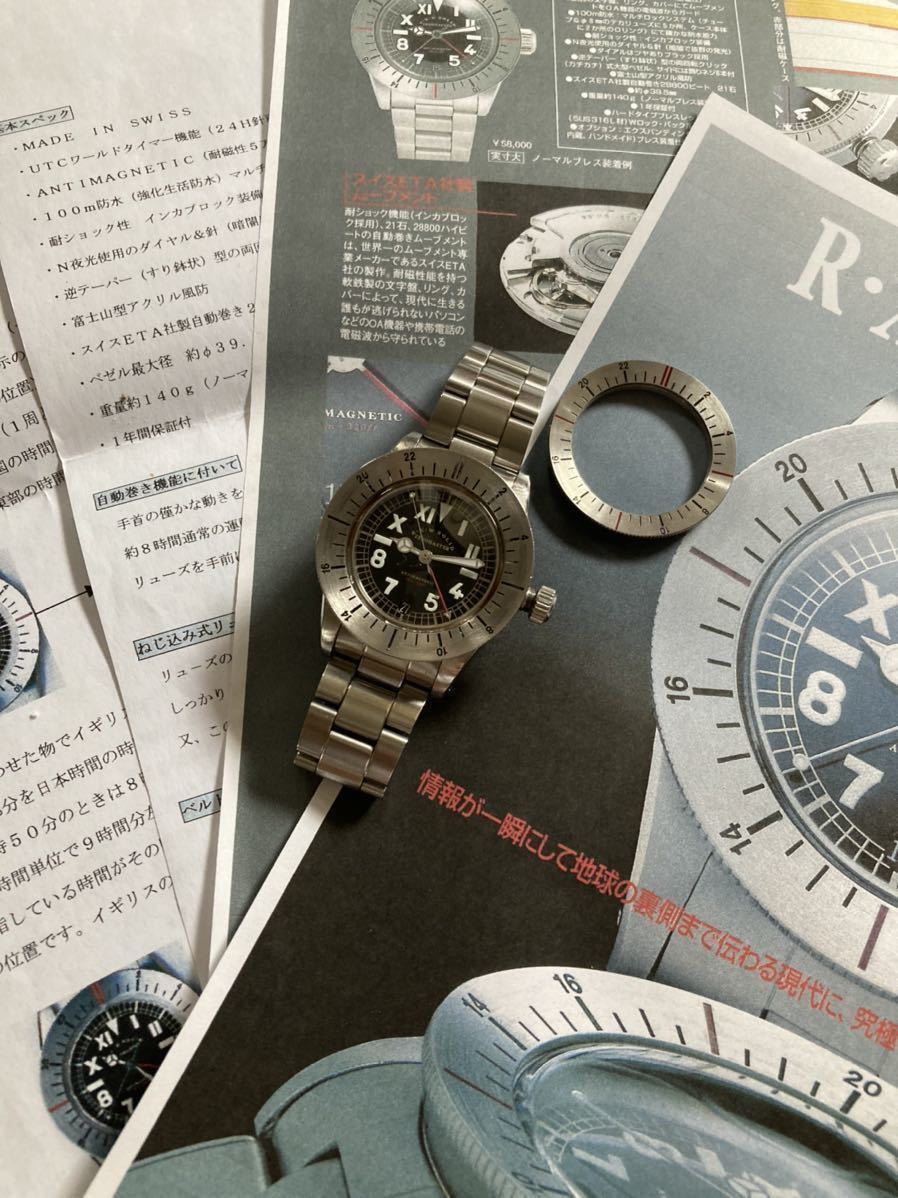 RXW SOLID ZEROMASTER スイス製 自動巻 ETA 2893 系 搭載 24H GMT