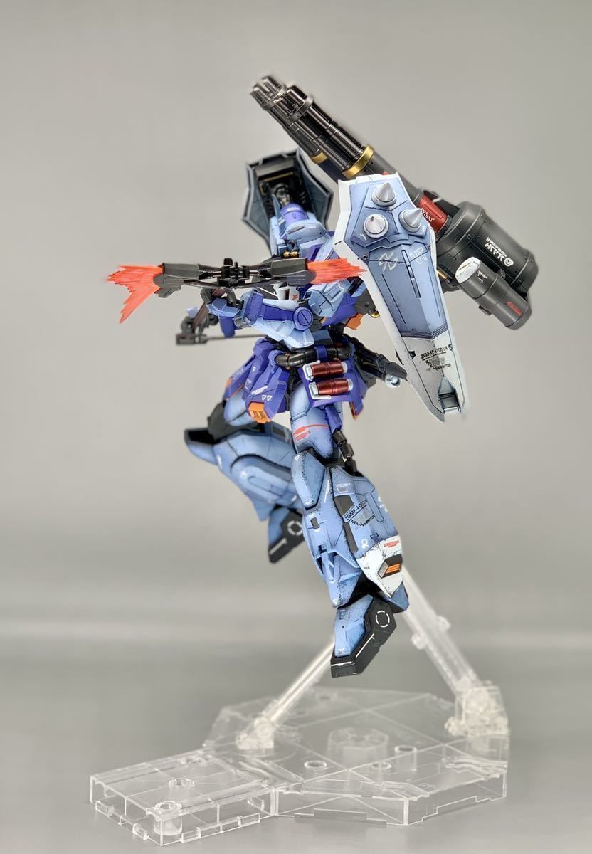 ＭＧ 1/100 スラッシュザクファントム（イザーク・ジュール専用機）改修 塗装済 完成品 ガンプラの画像9