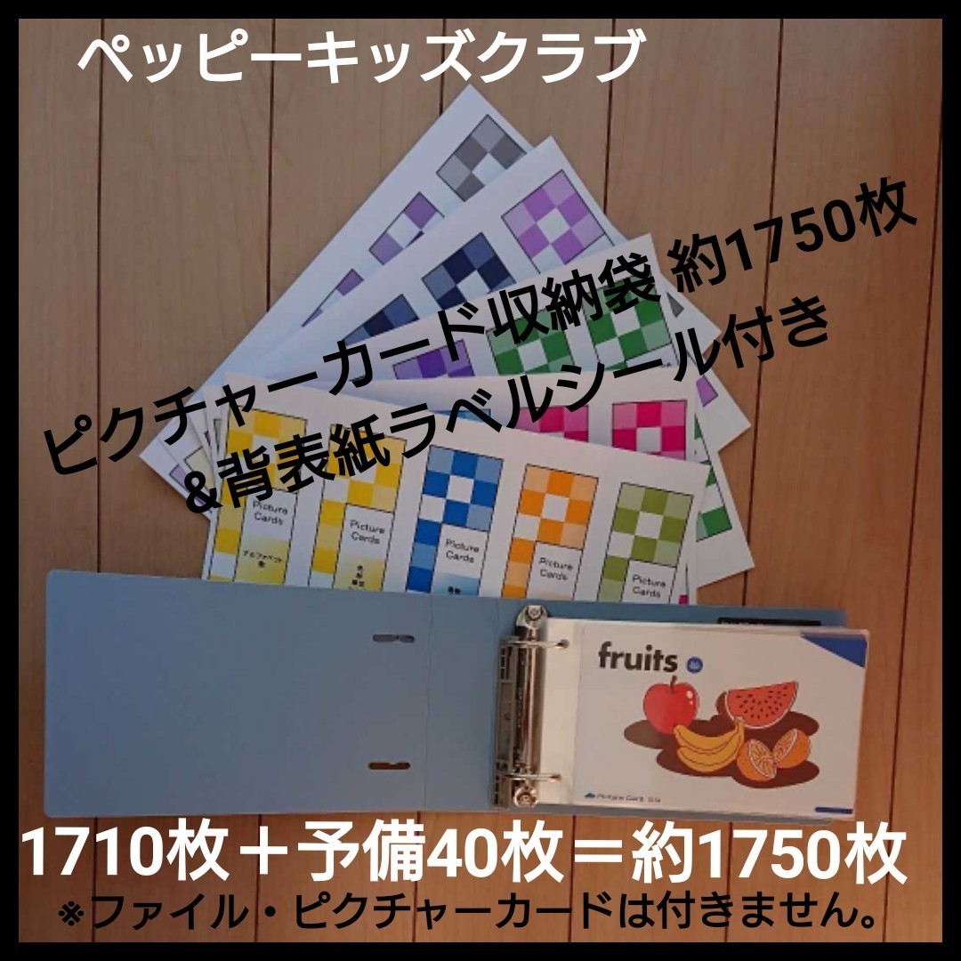 ペッピーキッズクラブ ピクチャーカード収納袋(特厚リフィル ペッピーキッズクラブ ピクチャーカード収納袋(特厚リフィル