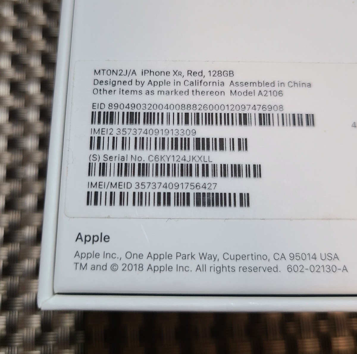 iPhone XR 128GB レッド ドコモ SIMロック解除済み ceratinxd.com