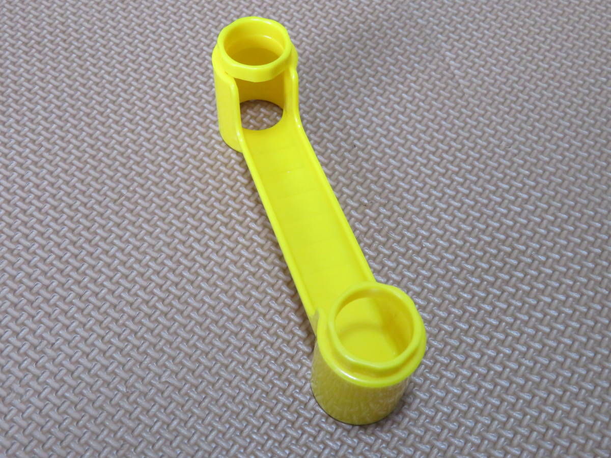 【USED】 くみくみスロープ　パーツ⑥　黄　１個　くもん出版　_画像2