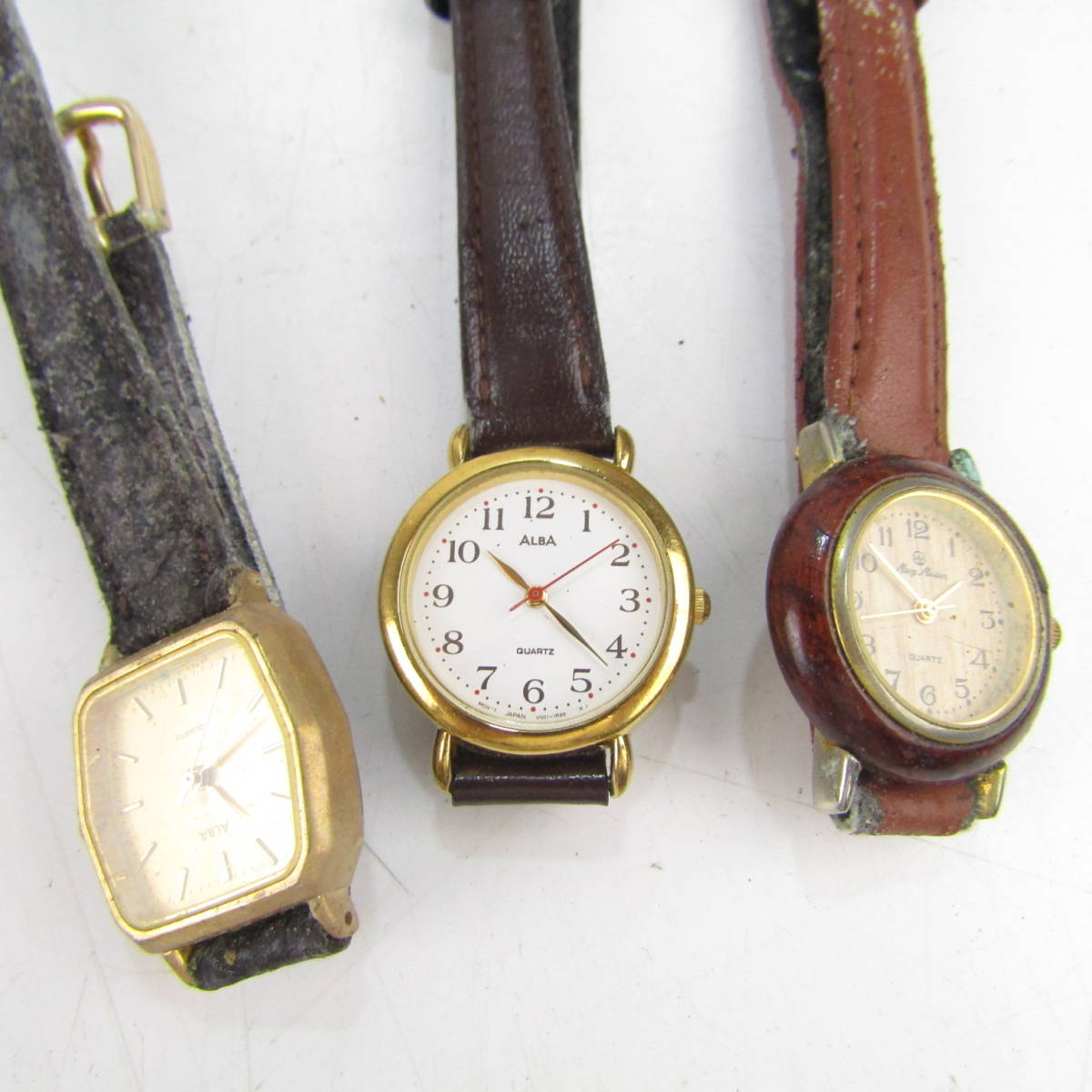 N5719 腕時計 まとめ売り DISEL ALBA OPEL ESPOIR QUARTZ Christian G. PARIS など ファッション小物 アクセサリー 中古 ジャンク_画像2
