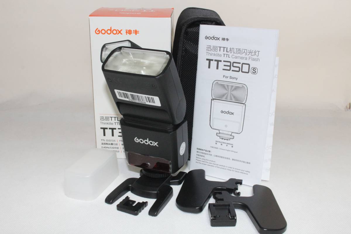 元箱入り極上 GODOX TT350S TTL Miniカメラフラッシュ 内蔵2.4G TTLオートフラッシュ SONY一眼レフカメラ適応