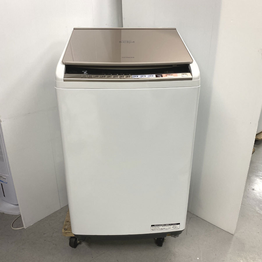 日立 HITACHI BW-DV90B N [ビートウォッシュ タテ型洗濯乾燥機 （9kg） シャンパン]_画像1