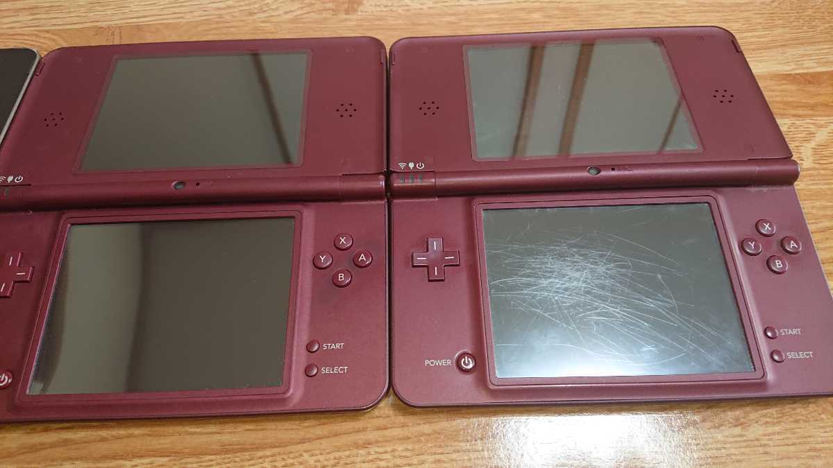 ニンテンドーDSi LL ワインレッド 本体 ジャンク - 携帯用ゲーム本体