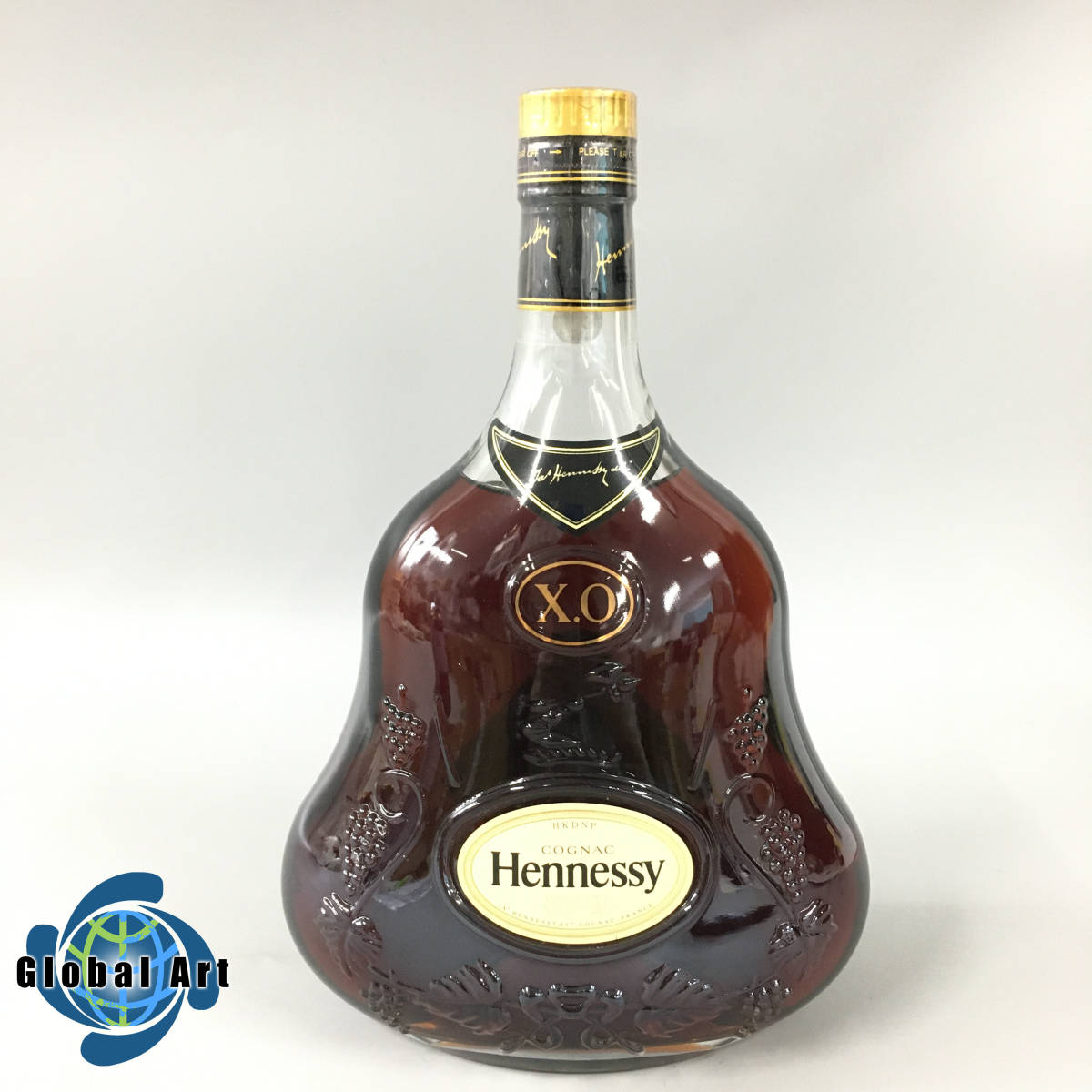 ヘネシー Hennessy XO 金キャップ クリアボトル 1000ml ブランデー